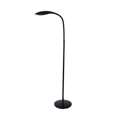 BOSTITCH Gooseneck Floor Lamp, Black VLED1502-BKF